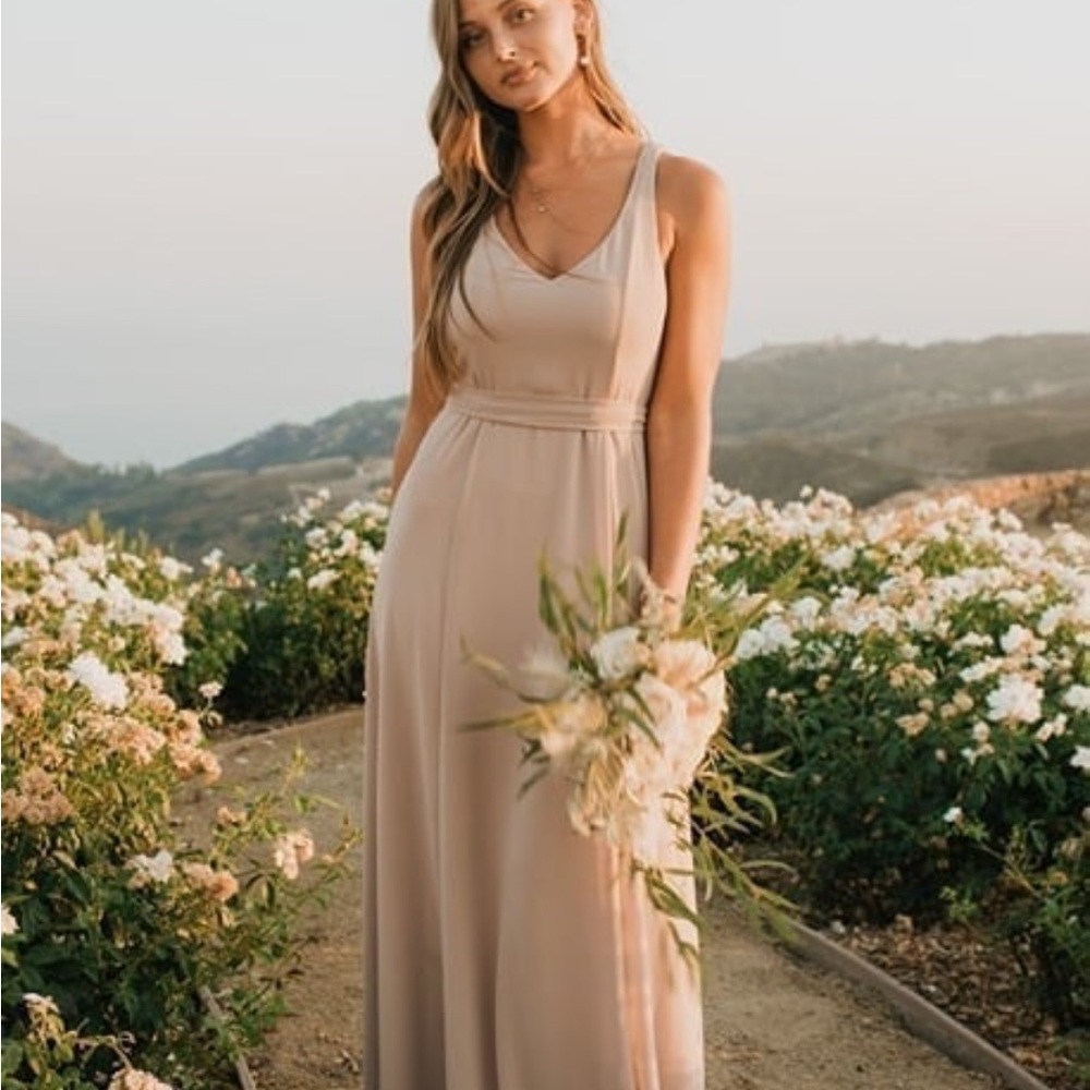Show Me Your Mumu Jenn Maxi Dress Womens 1X Show Me The Ring Crisp